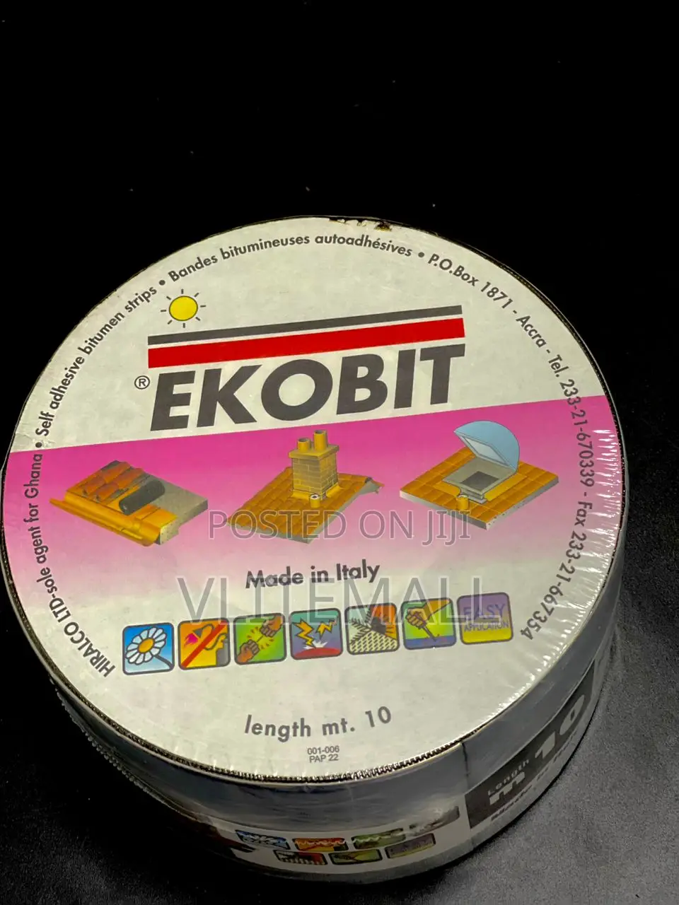 100mm Ekobit Self-Adhensive 4''bitumen Strips