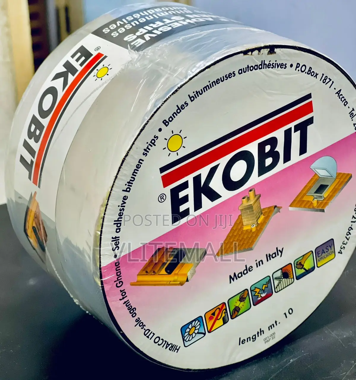 100mm Ekobit Self-Adhensive 4''bitumen Strips