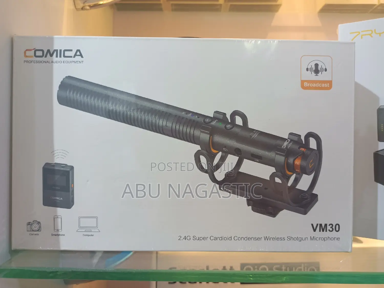 Comica VM30 2.4G Shotgun Microphone