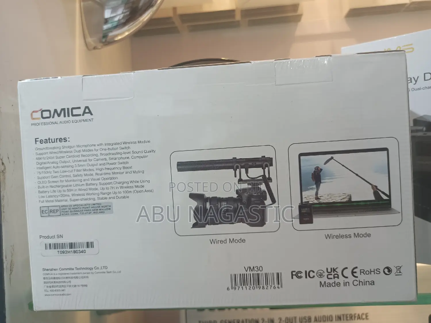Comica VM30 2.4G Shotgun Microphone
