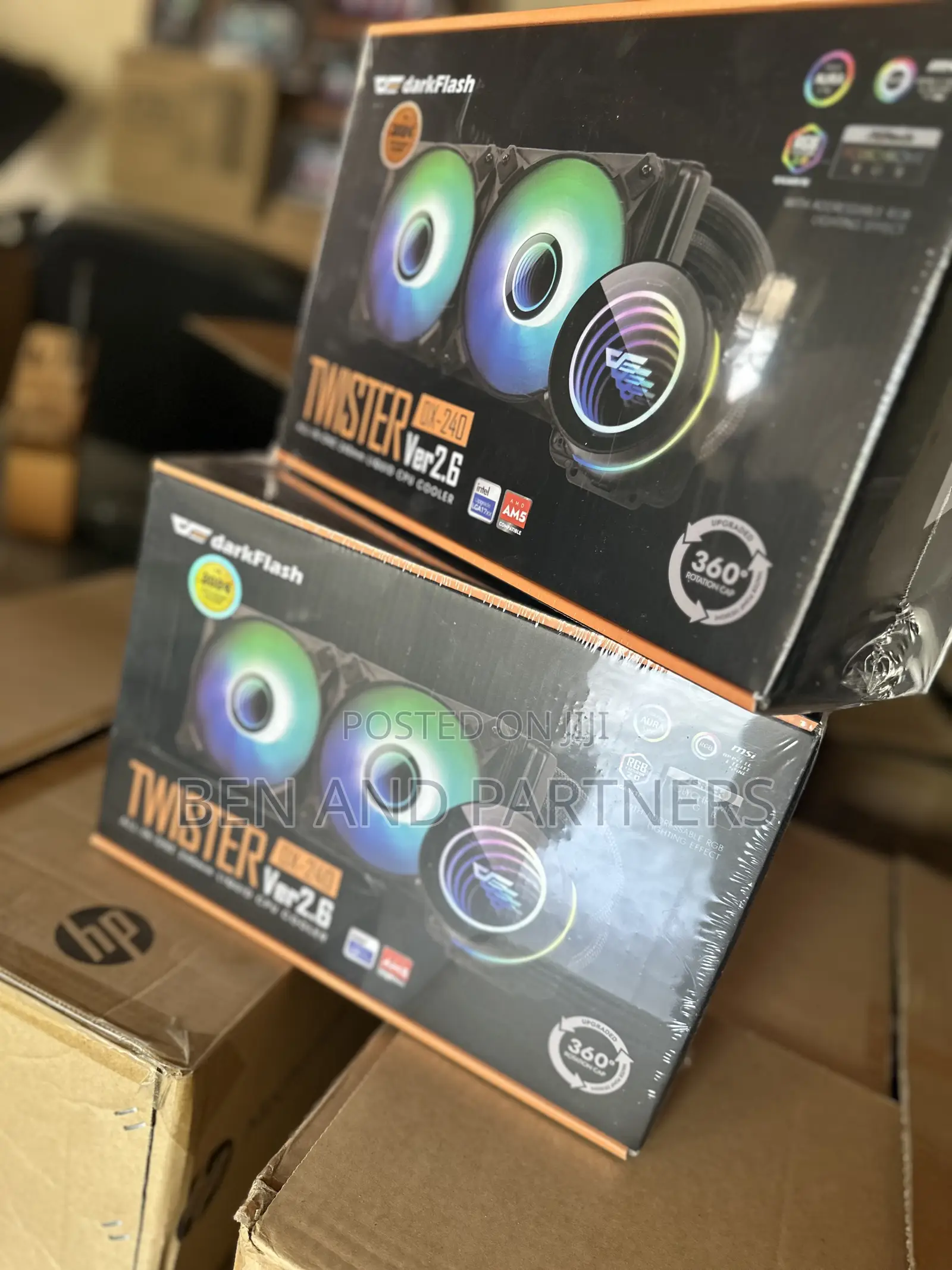 Darkflash Twister Dx 2.6 240mm Liquid Coolers Available