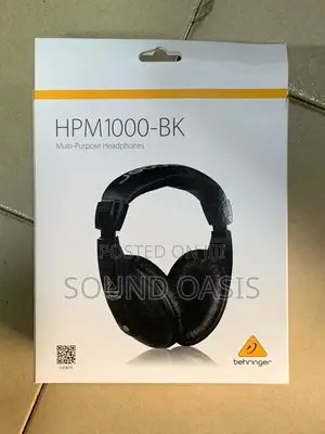 Behringer HPM1000-BK Multi-Purpose Headphones,Black