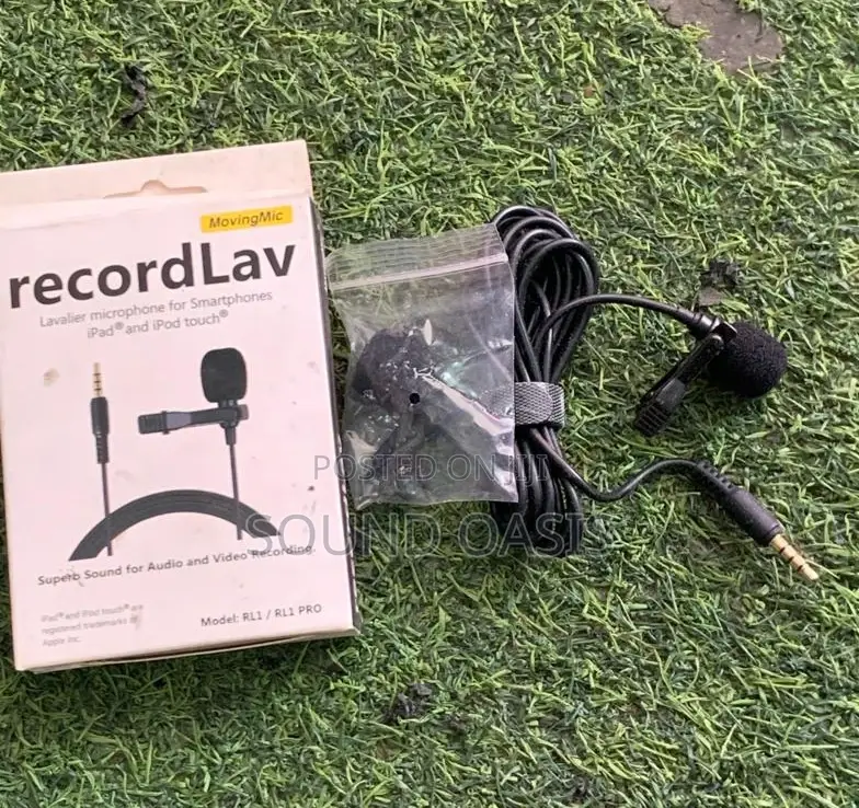 Recordlav Lavalier for Smartphones, iPad and iPad Touch