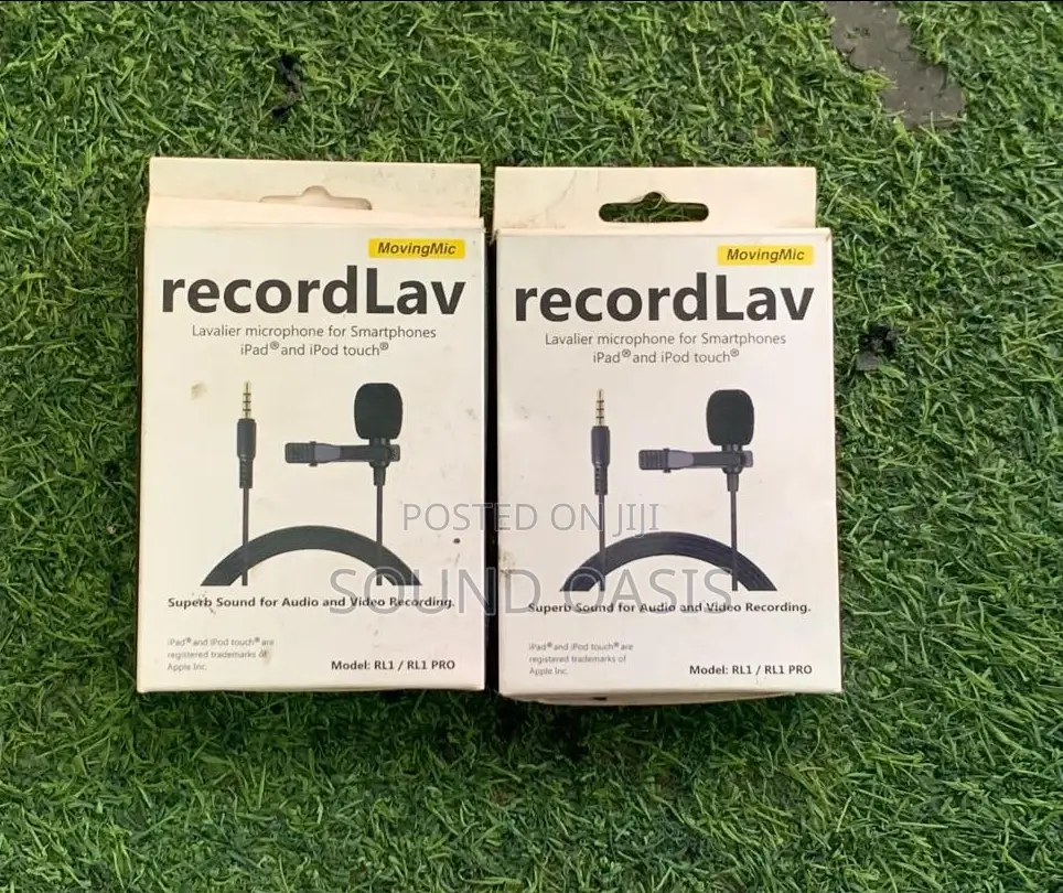 Recordlav Lavalier for Smartphones, iPad and iPad Touch