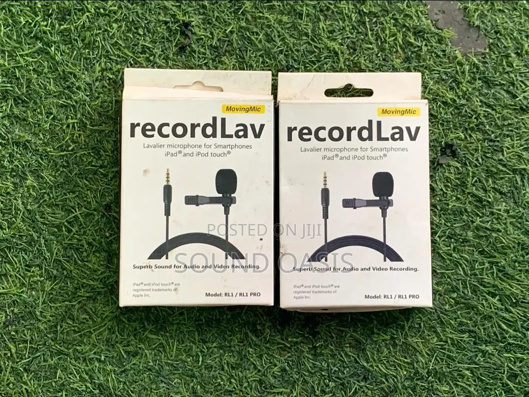 Recordlav Lavalier for Smartphones, iPad and iPad Touch