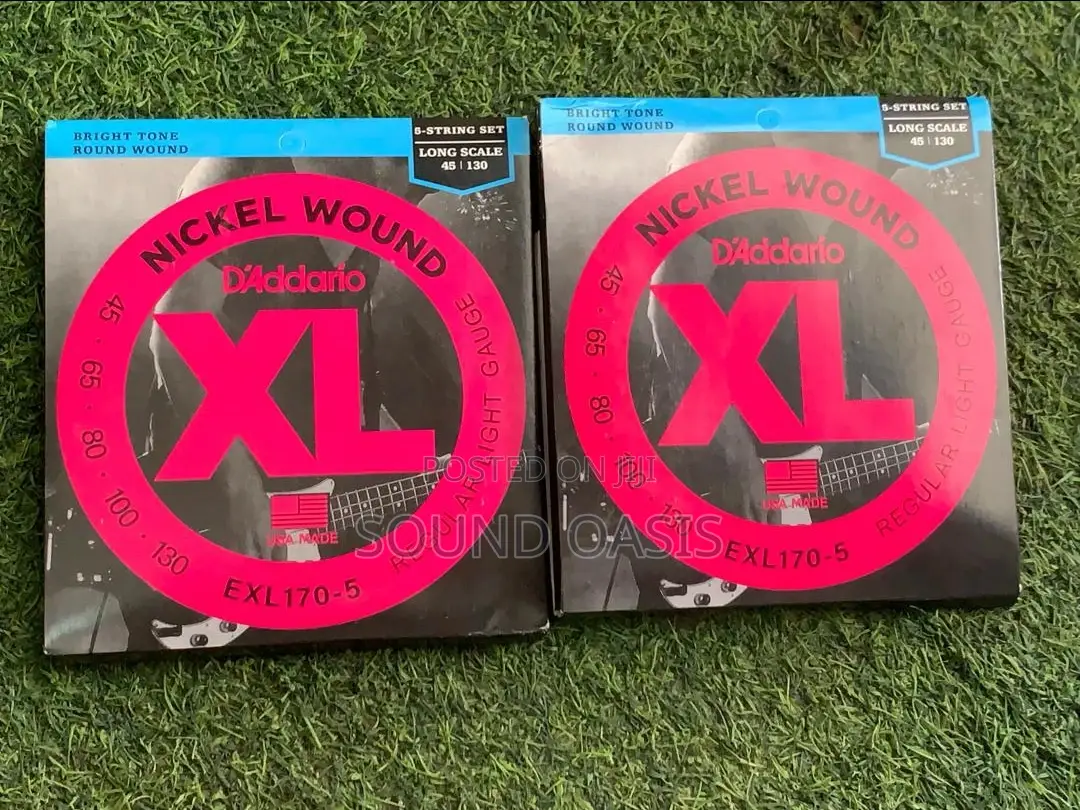 d'Addario XL Nickel Bass Strings - EXL170-5