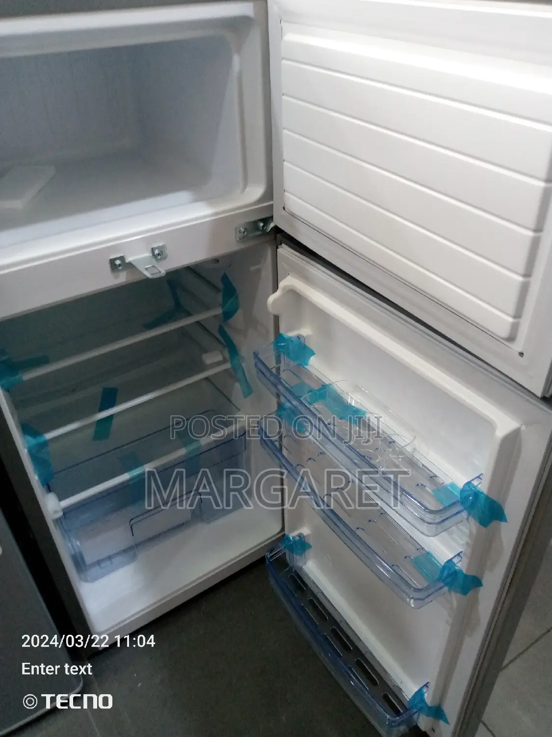 Pearl 95 Littres Double Door Fridge