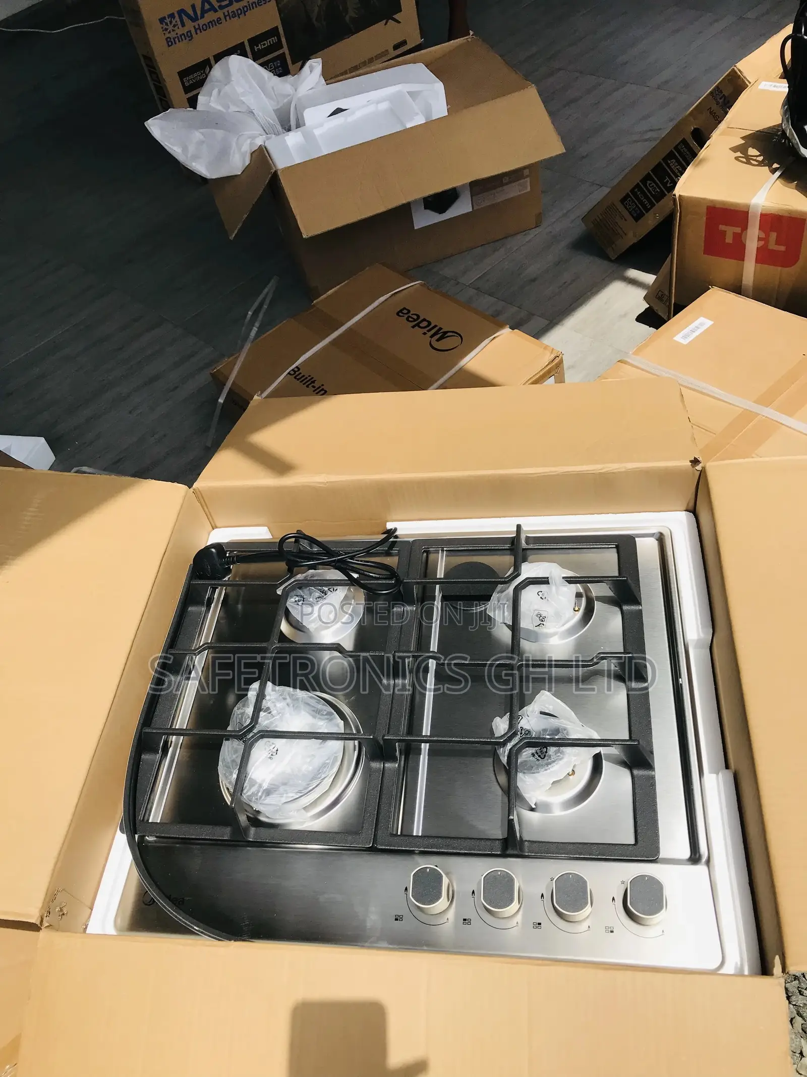 Midea 4 Hobs Electric Gray 60G40ME Cooker