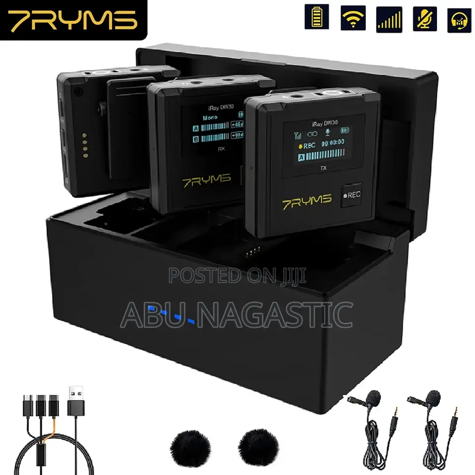 7RYMS Iray DW30 Wireless Lapel Microphone