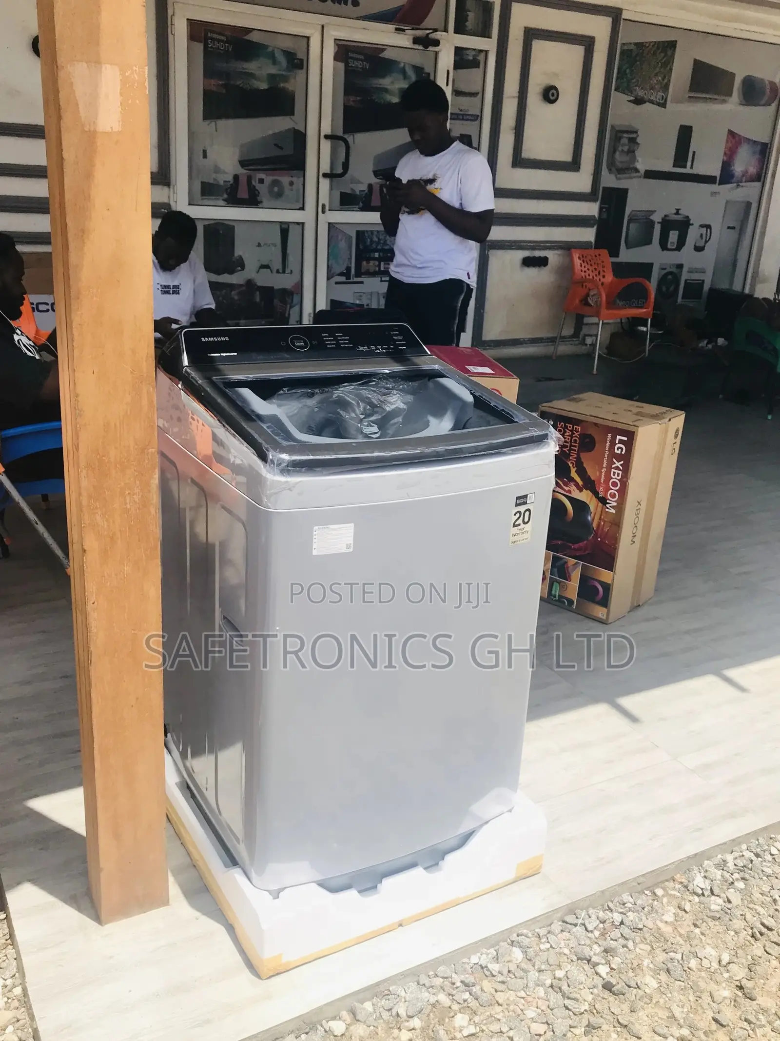 Topload Samsung Electric Gray Fullyautomatic Washingmachine