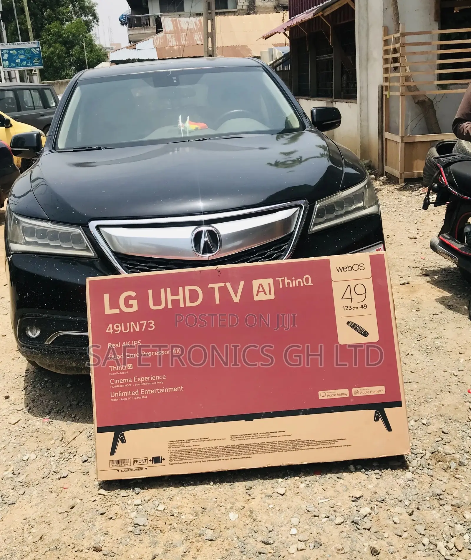 Glossy Led UN73 Smart Electric Black UHD LG 49 Inches Tv