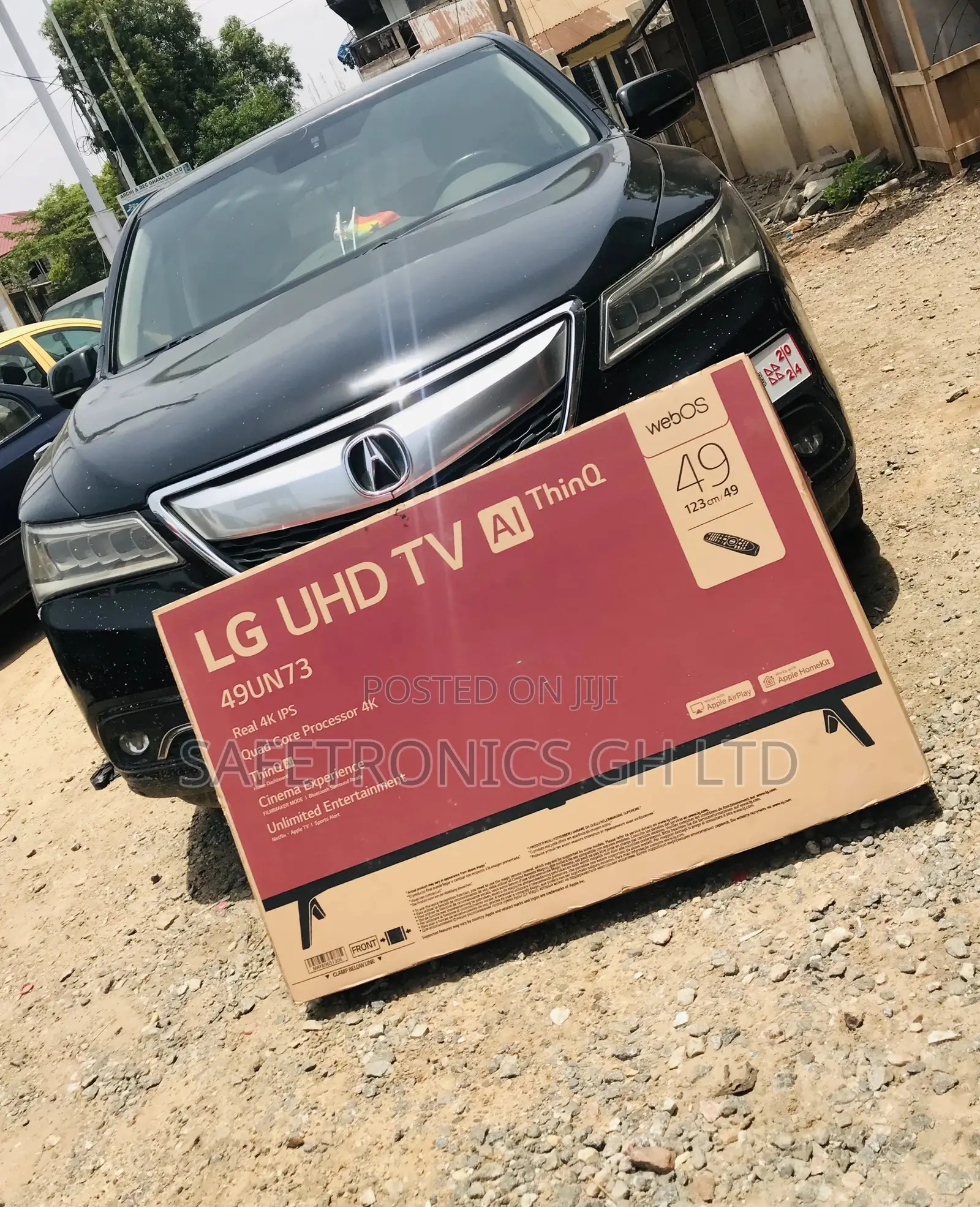 Electric UN73 49 Inches Glossy Black Smart Led UHD LG Tv