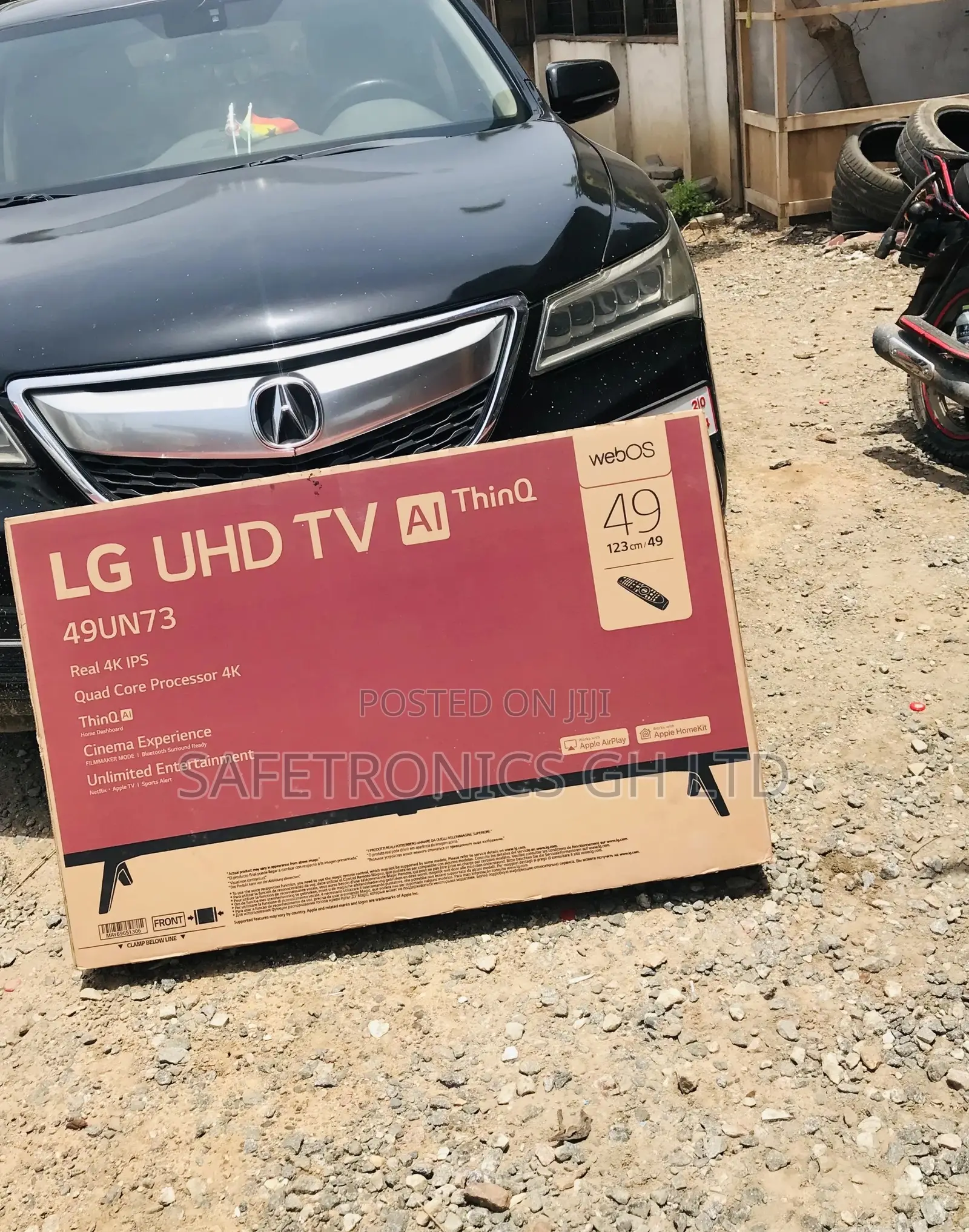 49 Inches Glossy Led Smart Electric Black UHD UN73 LG Tv