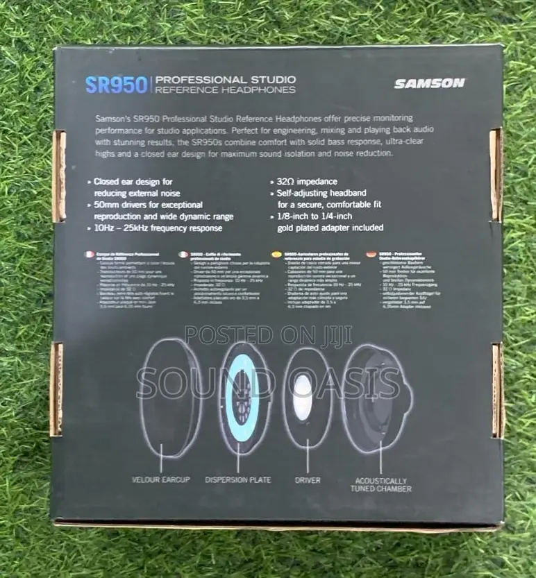 Samson SR950 Professional Studio Reference Headphones