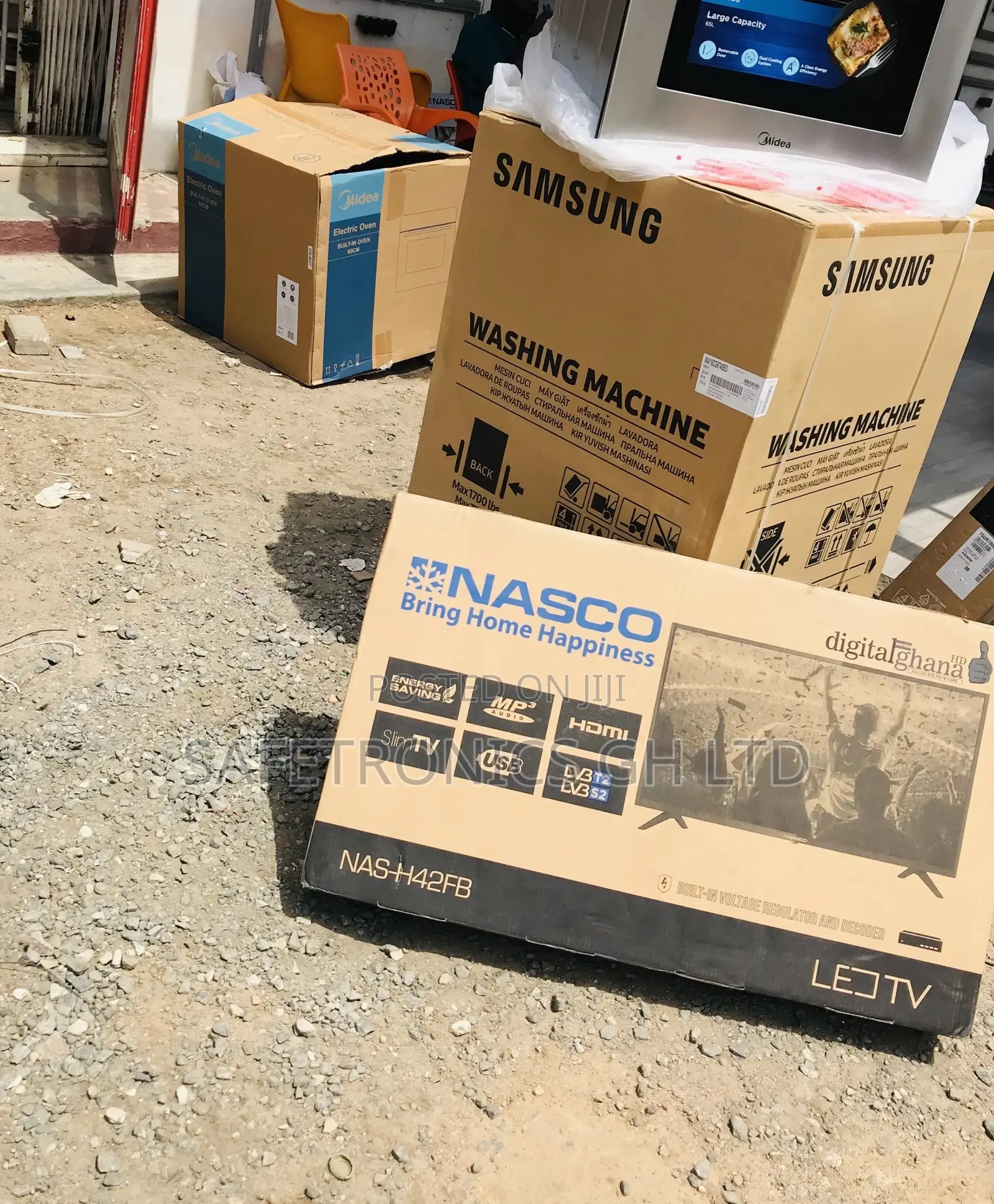 Digital Nasco Electric Black 42 Inches Glossy Led Full HD Tv