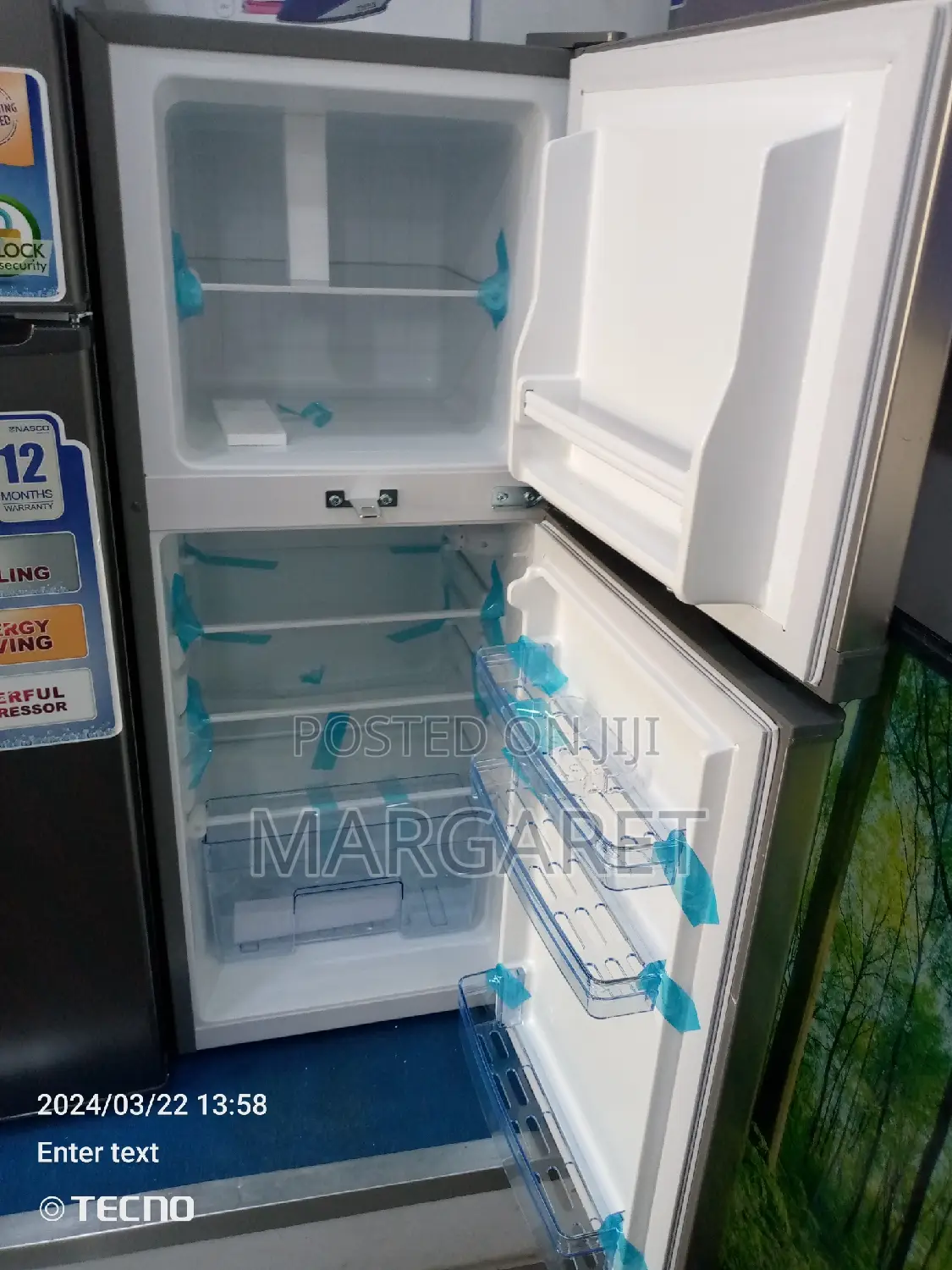 Pearl Double Door Fridge 108 Littres