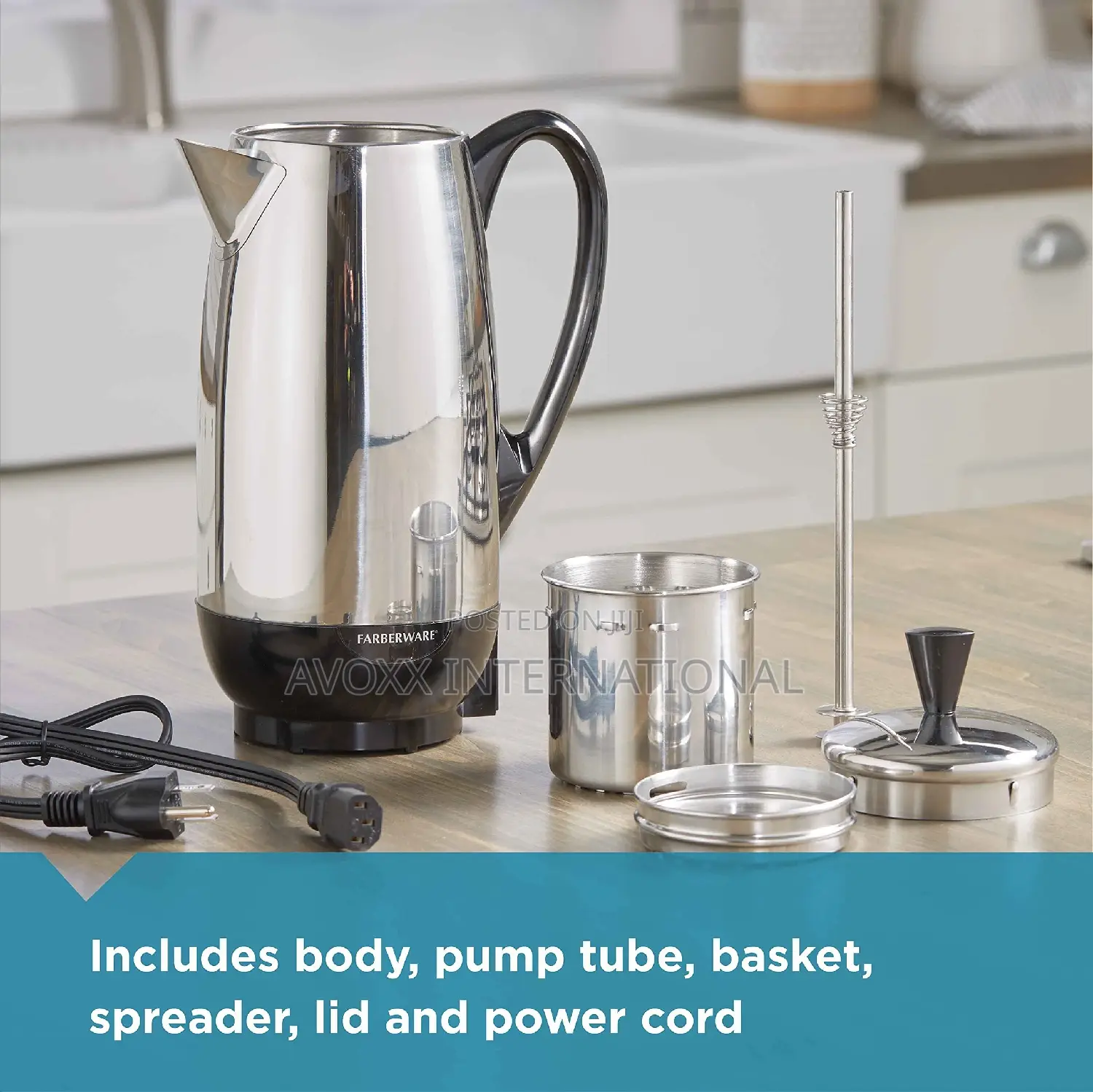 Farberware2-12cup Stainless Steel Electric Coffee Percolator