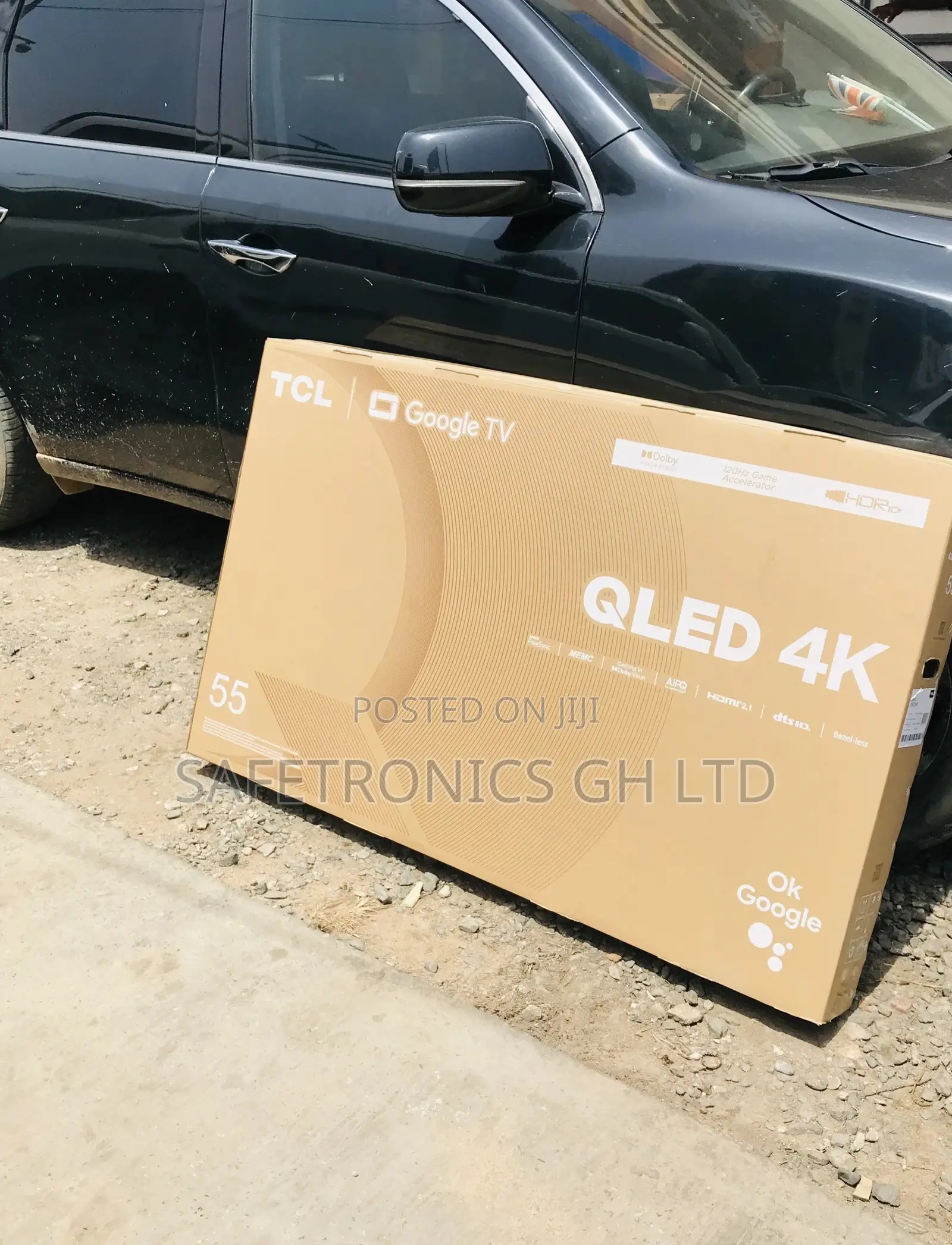 C645 Glossy Qled TCL Black Smart Electric 55 Inches Tv