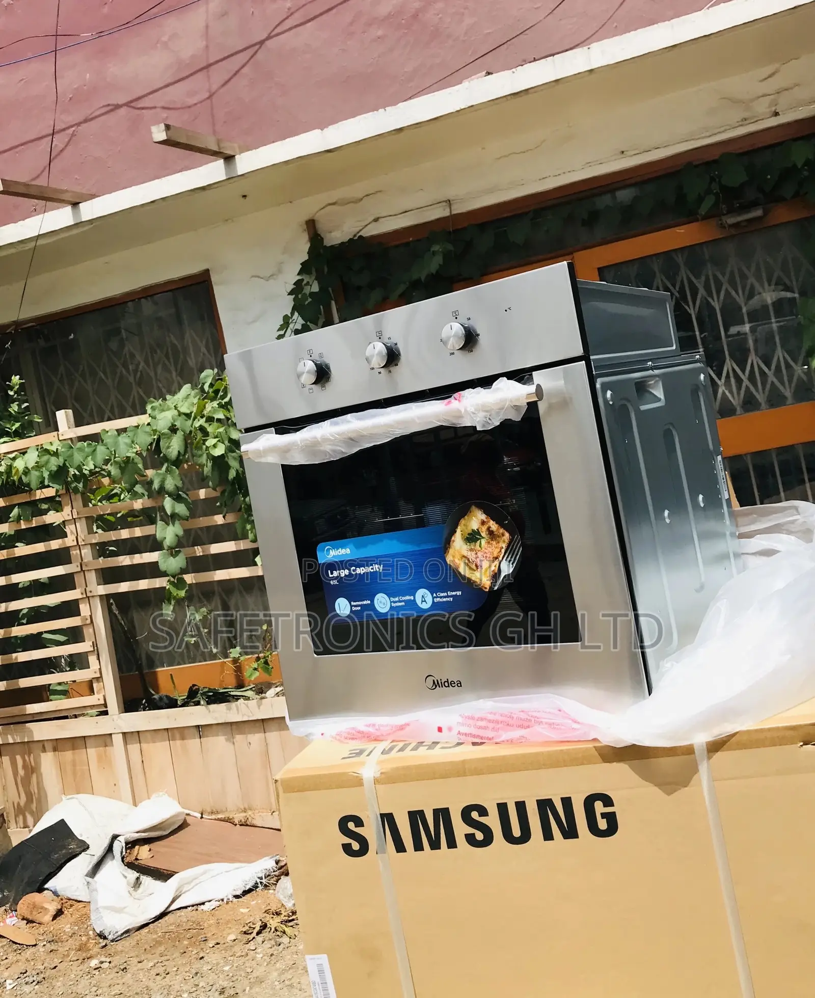 Lastest Midea 60cm 65M80M1 Gray Electric Microwave