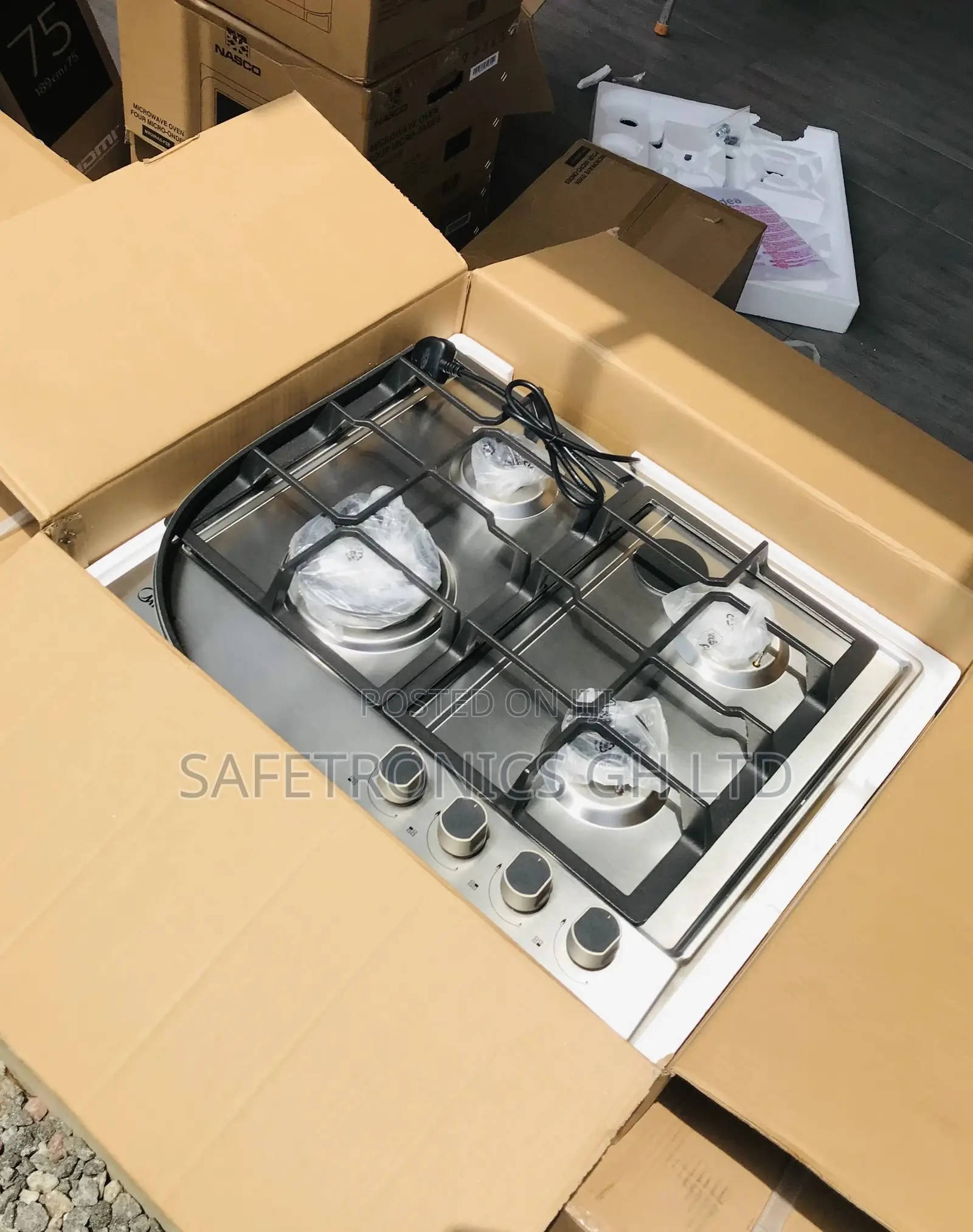 Original 4 Hobs  Gray Electric Midea 60G40ME Cooker