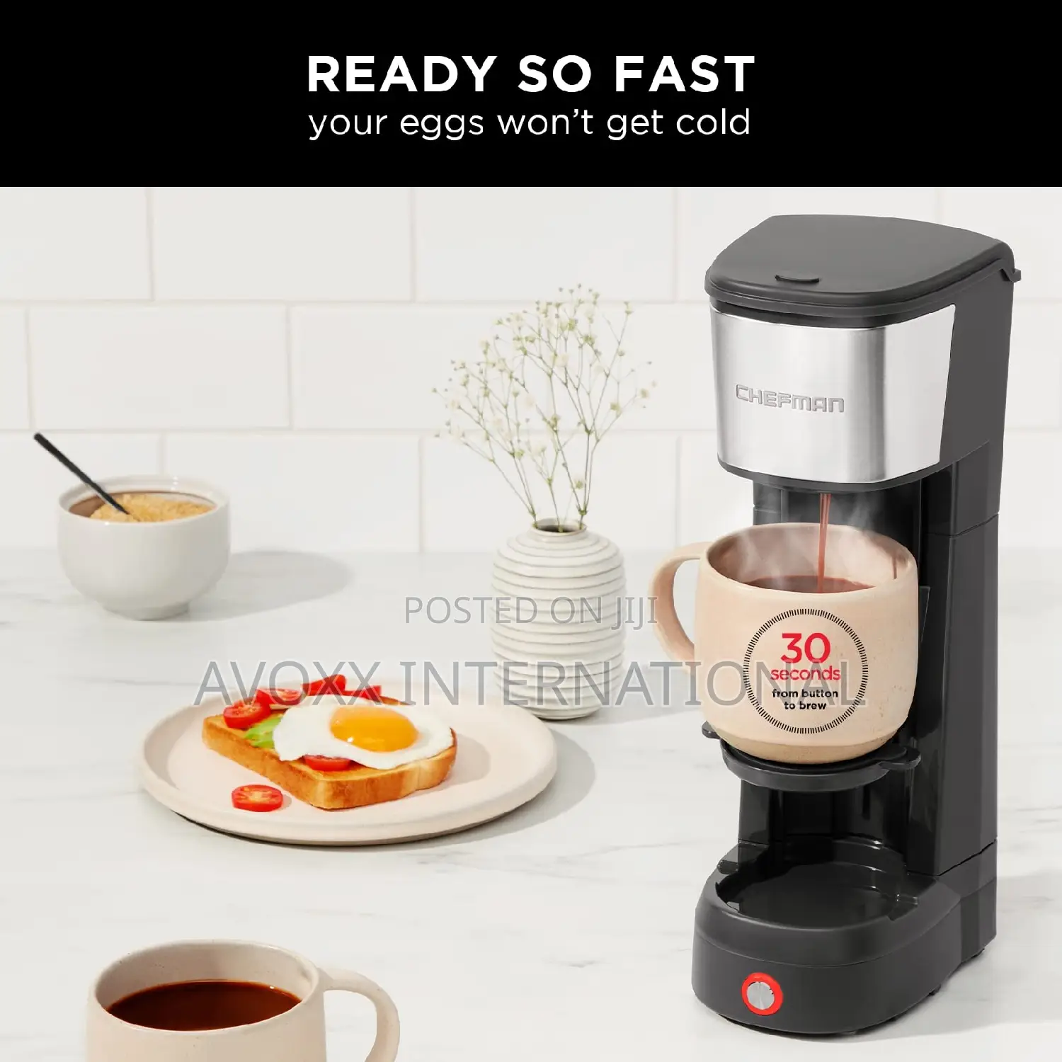 Chefman Insta Coffee Max+Single Serve Brewer