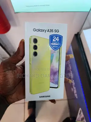 New Samsung Galaxy A35 128 GB Yellow