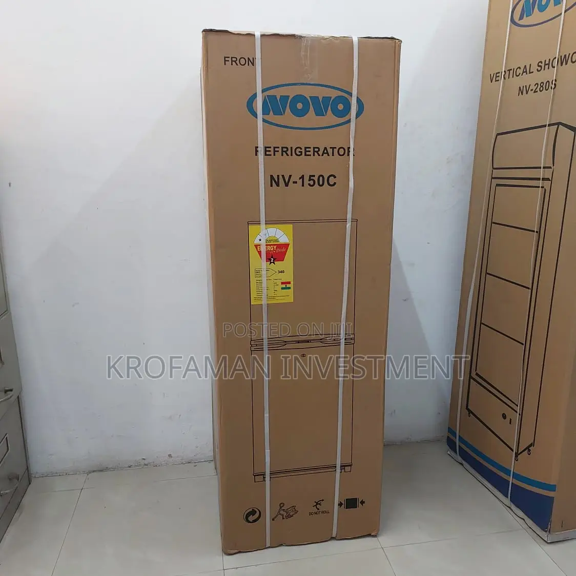 Novo NV-150C 140litres Bottom Freezer Combi Refrigerator