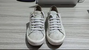 Toms Grey Lace Up Men’S Lenox Canvas Sneakers