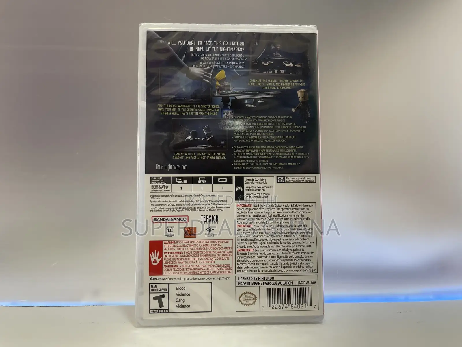 Little Nightmares 2 Nintendo Switch