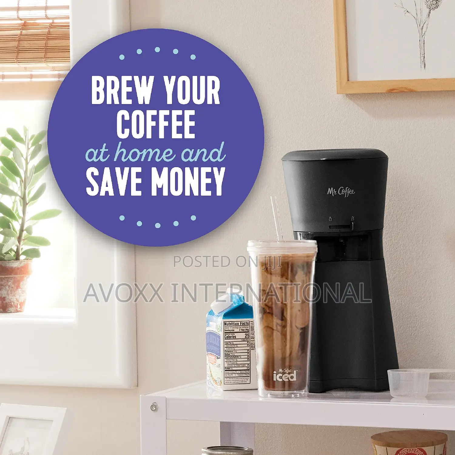 Mr.Coffee Iced Coffee Maker, Single Serve Machine BVMC-ICMBL