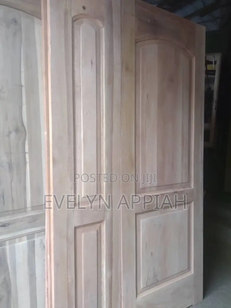 Red Wood One and Half Door