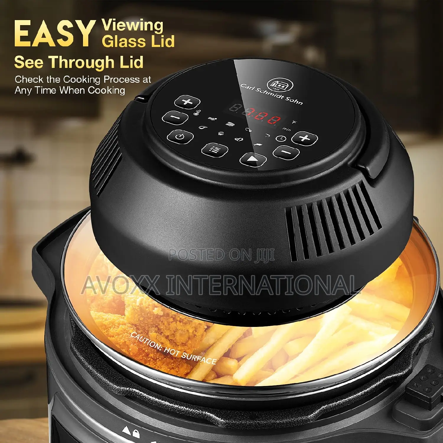 Carl Schmidt Air Fryer Lid Pressure Cooker 6qt 8qt CSSCRT-01