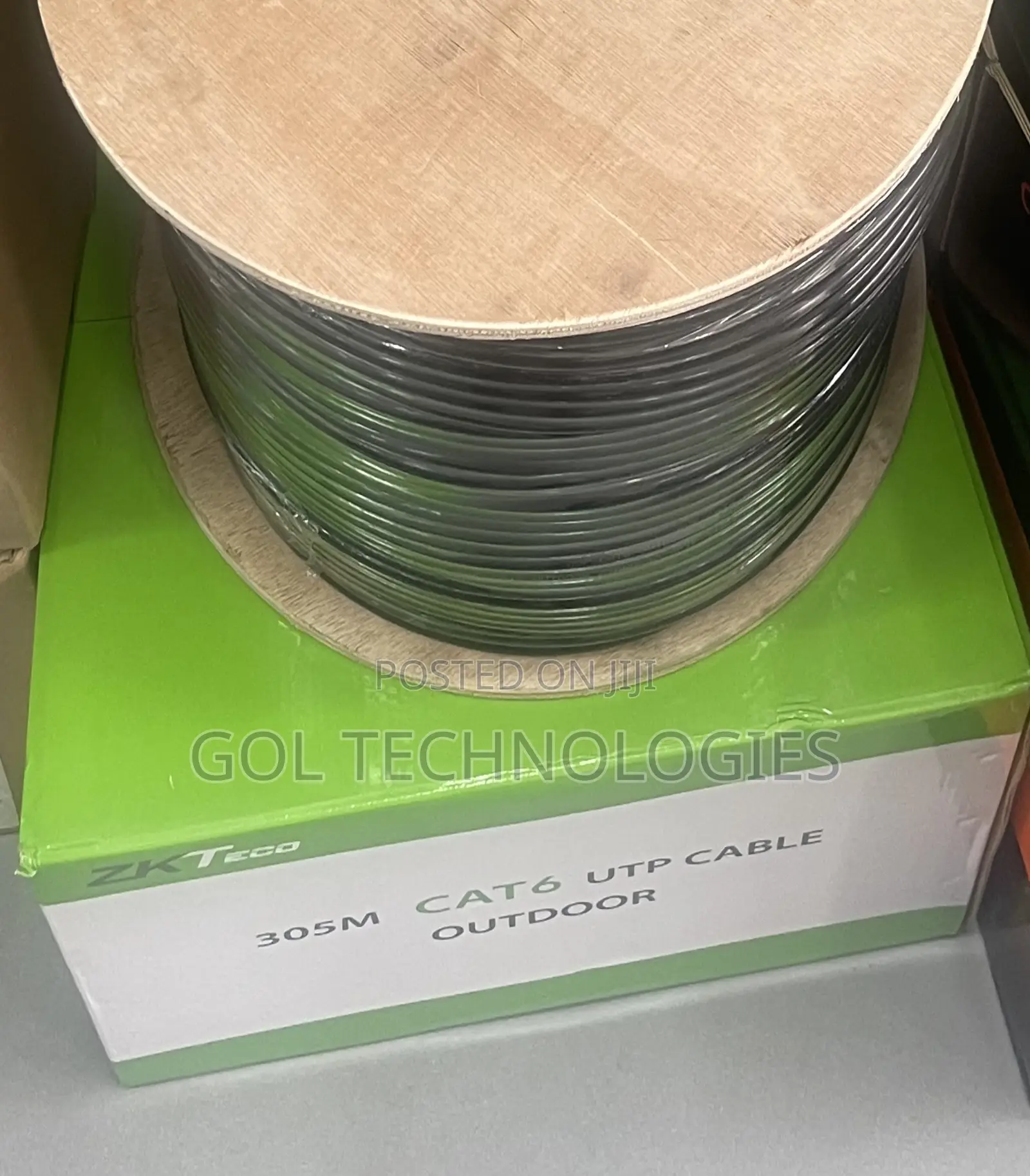 Outdoor Cat6 Networking Cable Copper 305M ZKTECO