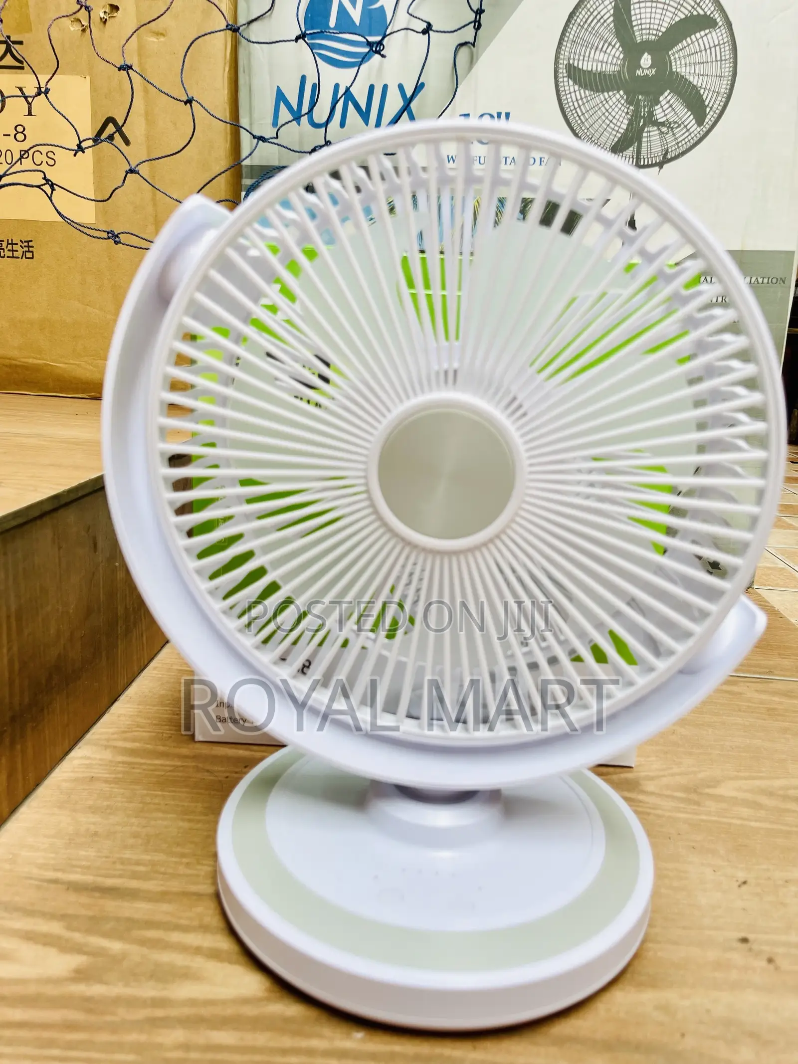Rechargeable Rotating Fan