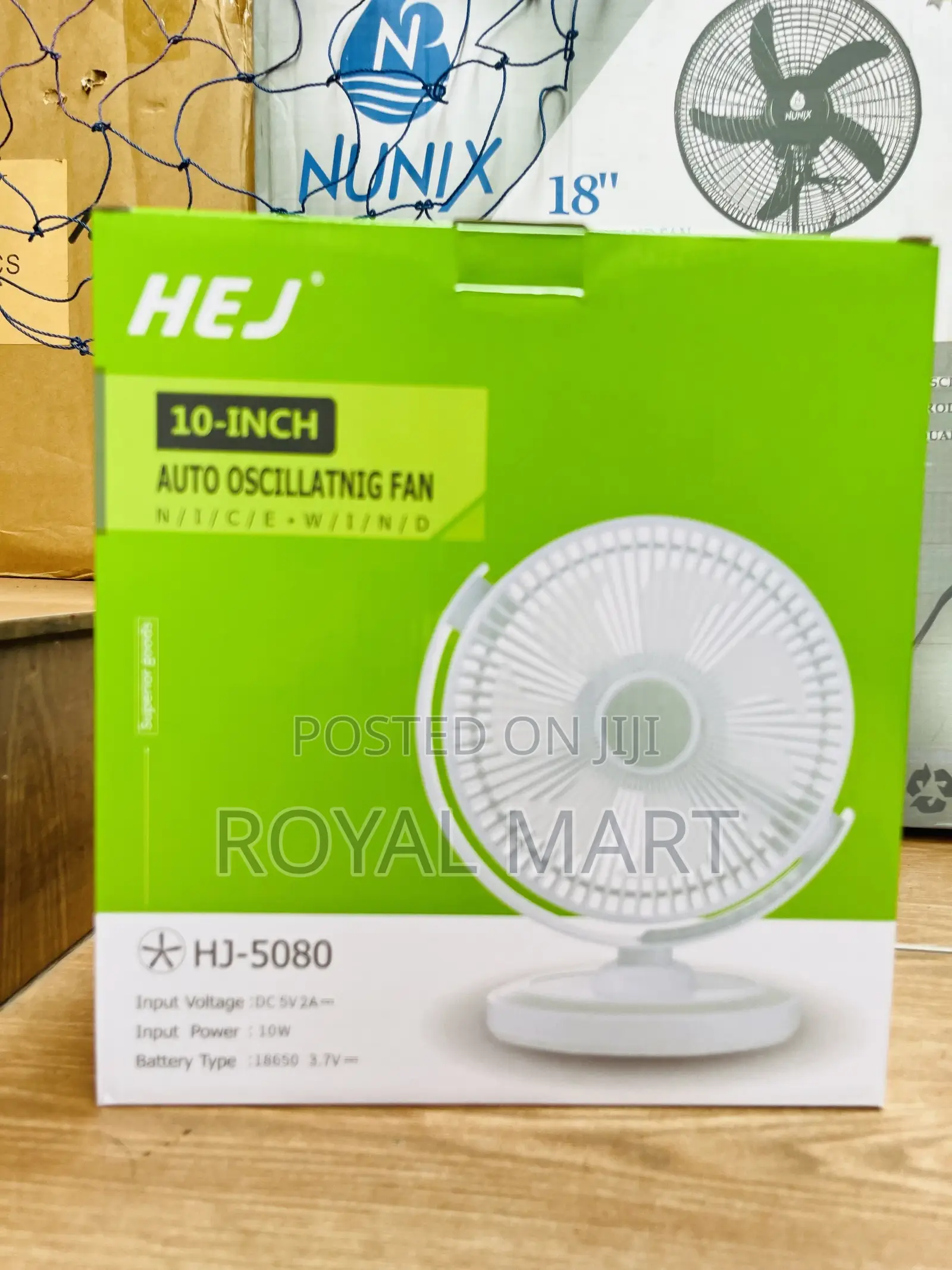 Rechargeable Rotating Fan
