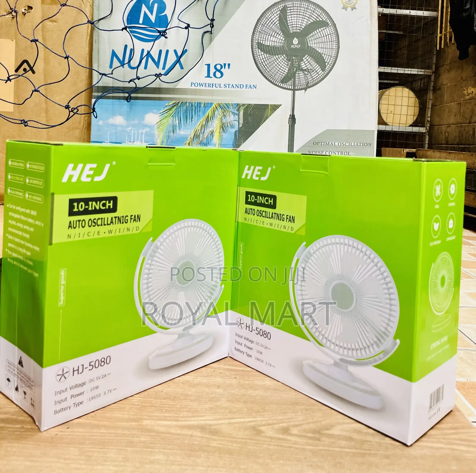 Rotating Rechargeable Fan