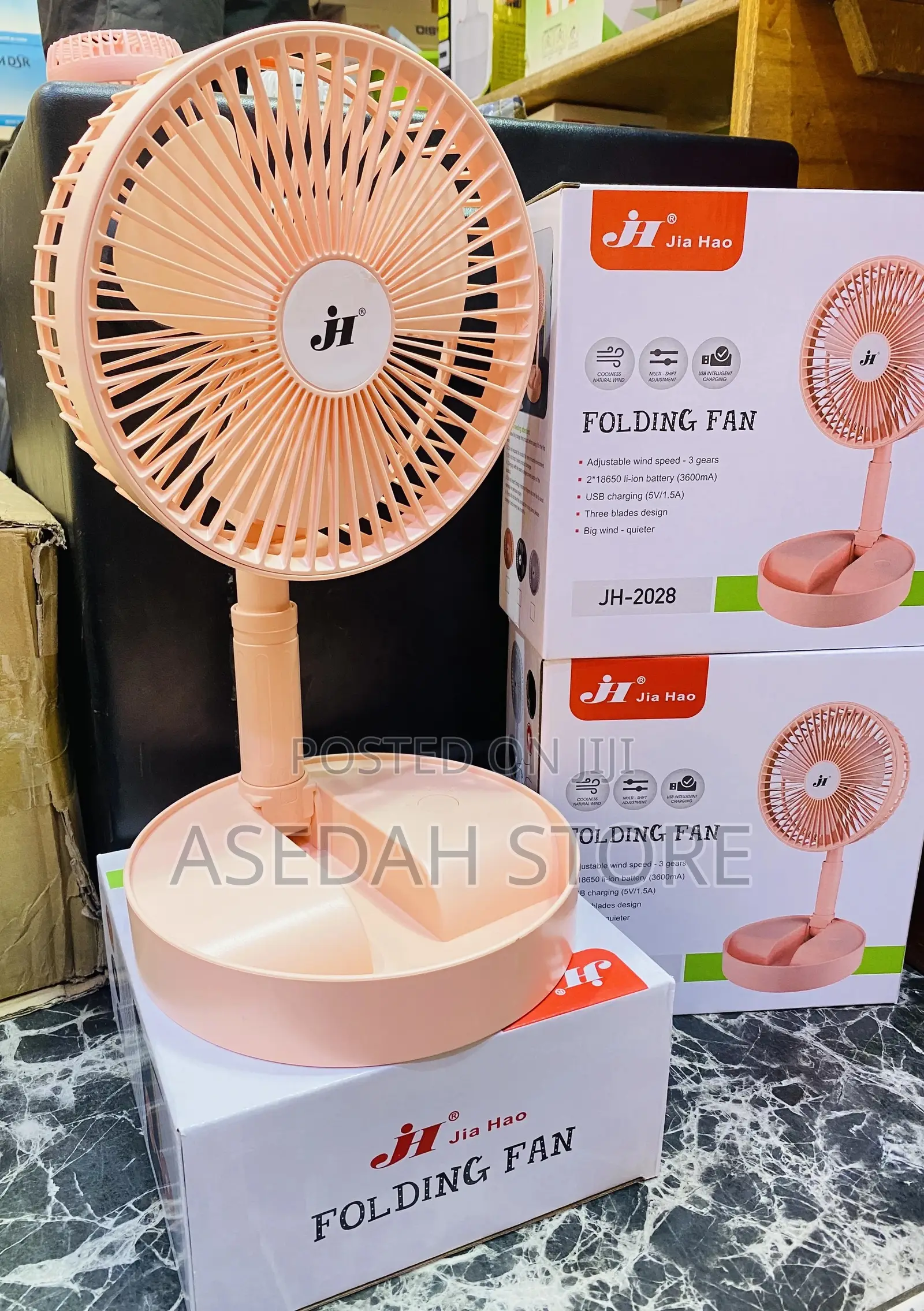 Rechargeable Desktop Fan