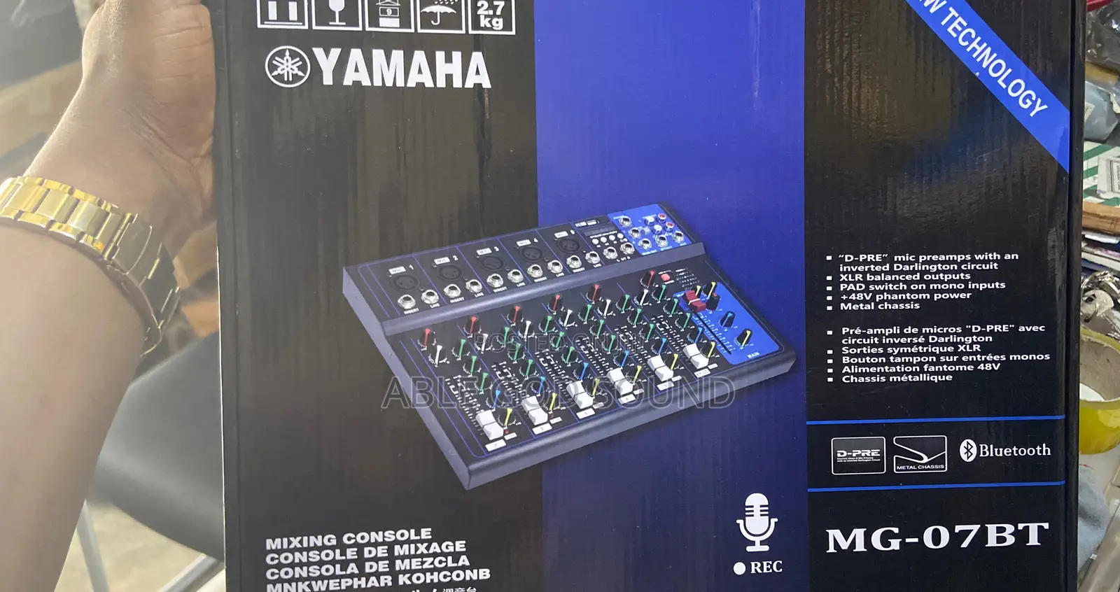 7 Channels Yamaha Raw Mixer Mg-07