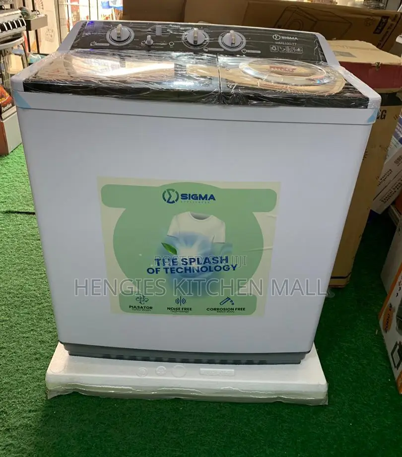 Sigma Twin Tub Washing Machine 10kg 1yr Warranty