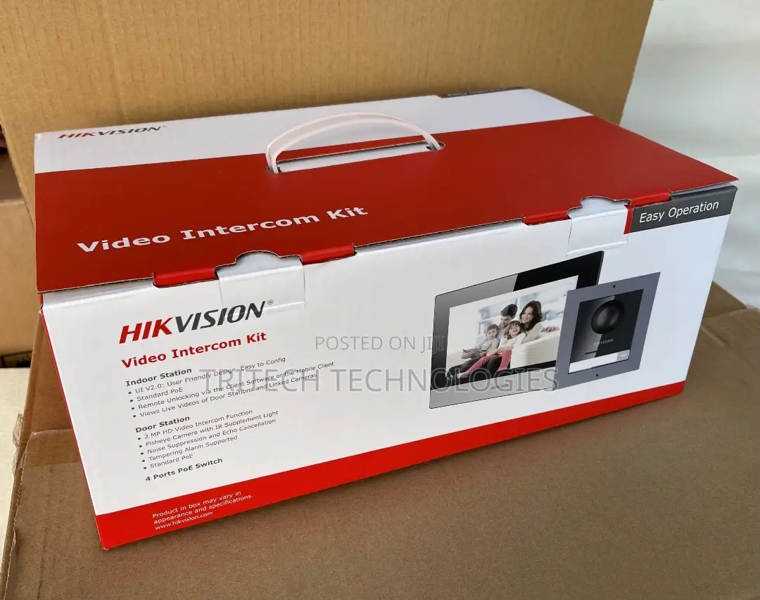 Hikvision Ip Video Intercom(Video Door Phone) Wit Poe Switch