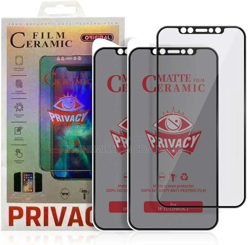 Matte Soft, Ceramic Privacy iPhone Protector, for All iPhone