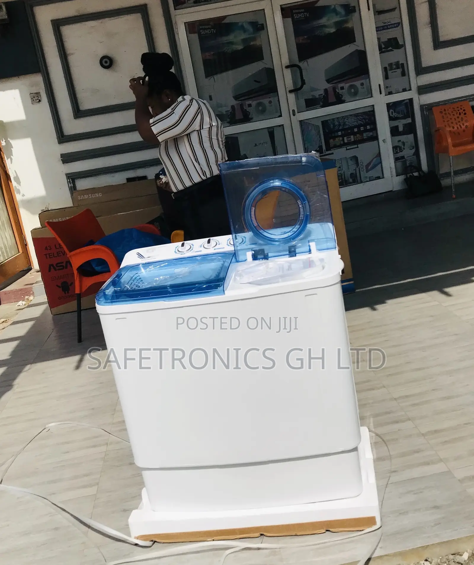 8kg Washingmachine Topload Nasco Semiautomatic