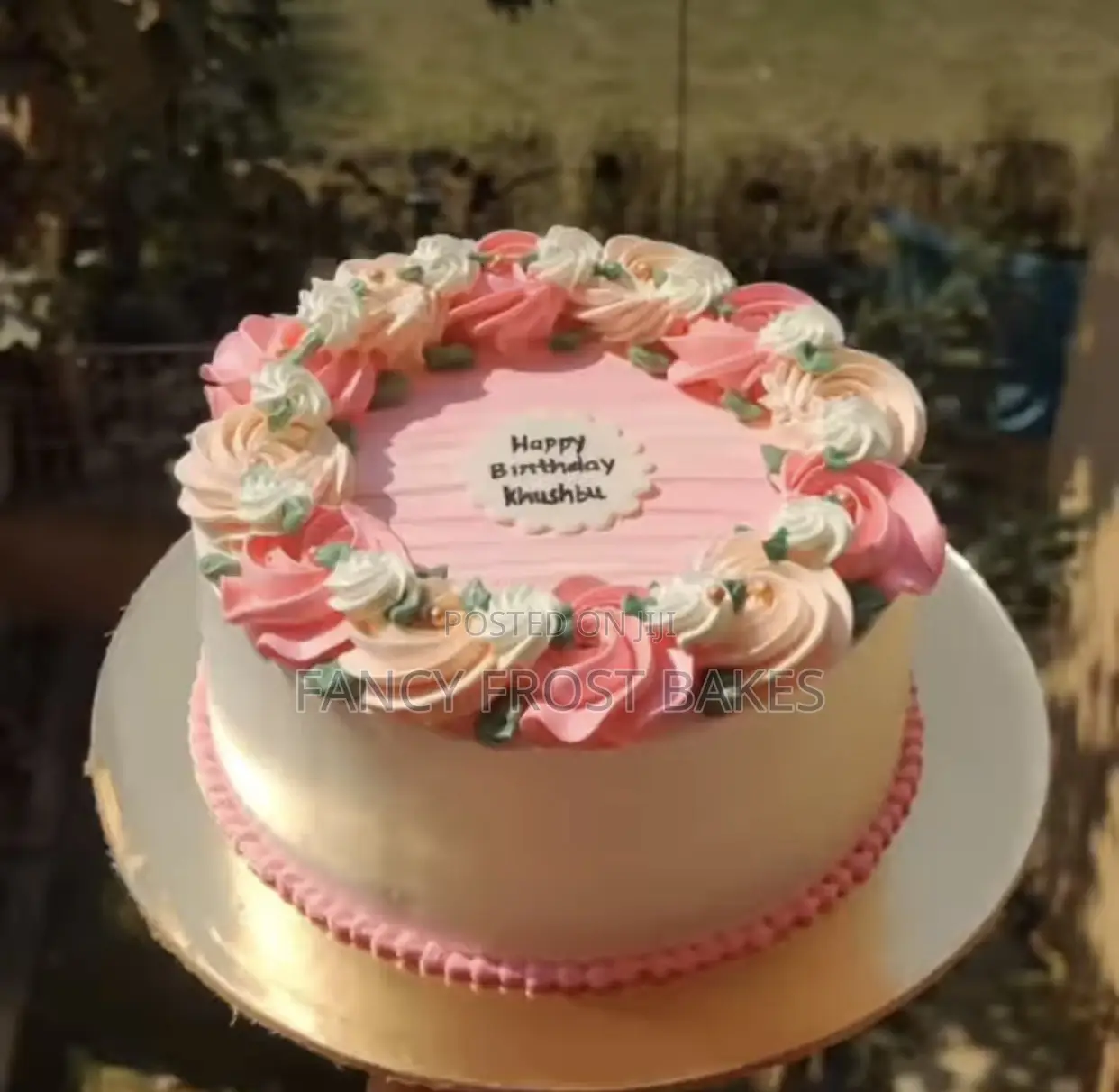 Floral Birthday Cake