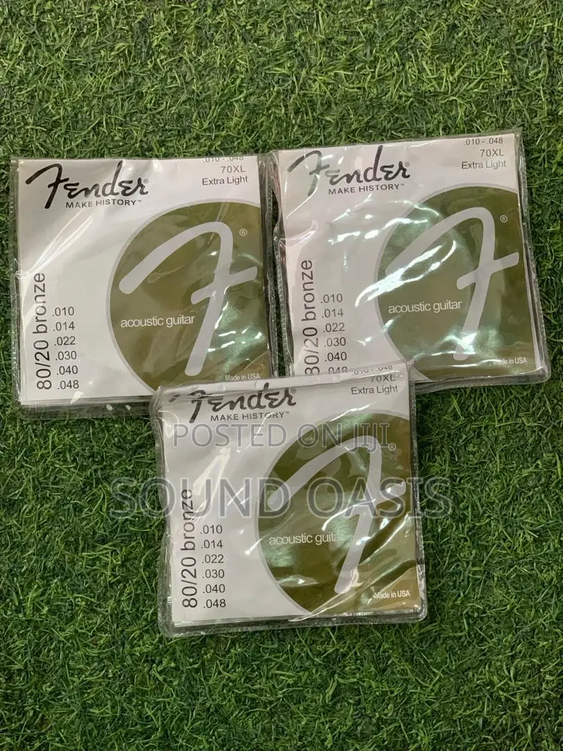 Fender 70L 80/20 Bronze Ball End Acoustic Guitar Strings