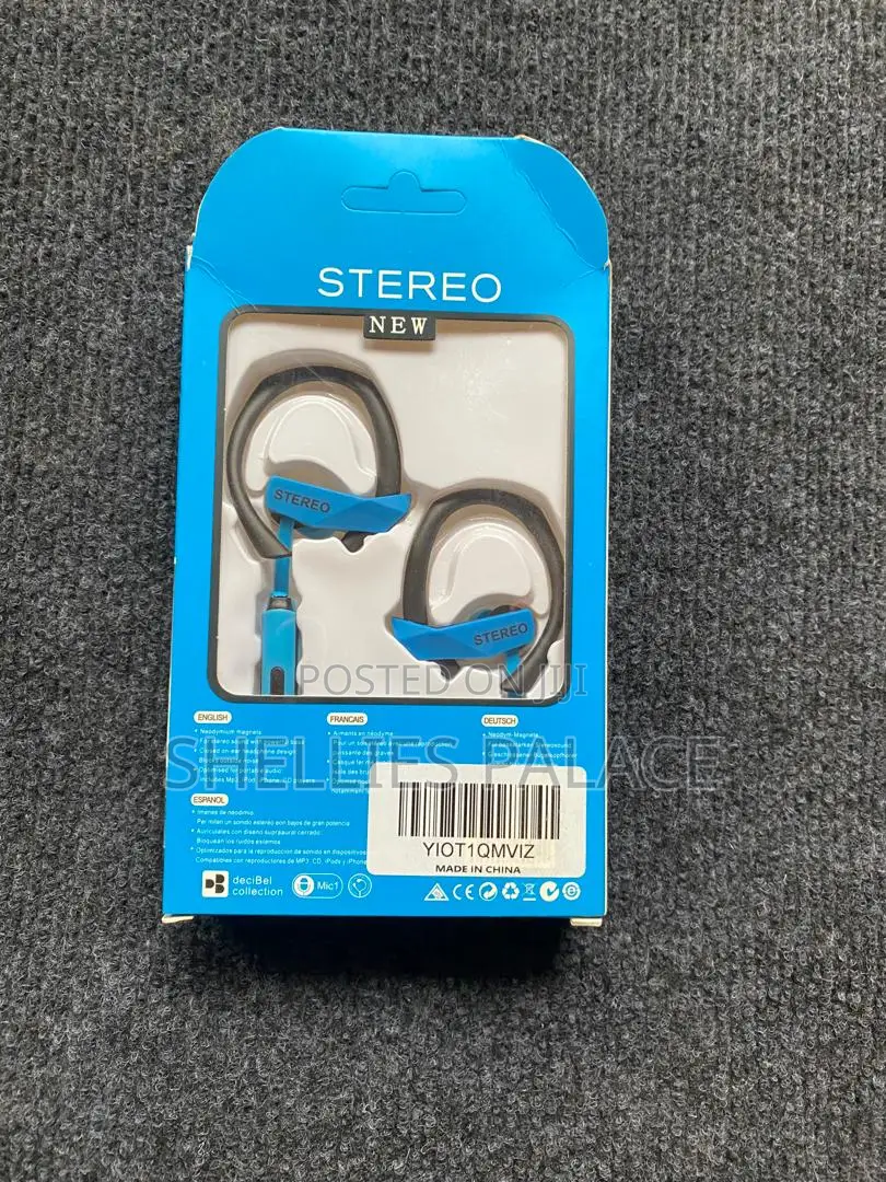 Sports Running Earphone In Ear Wired Headphone Earbuds