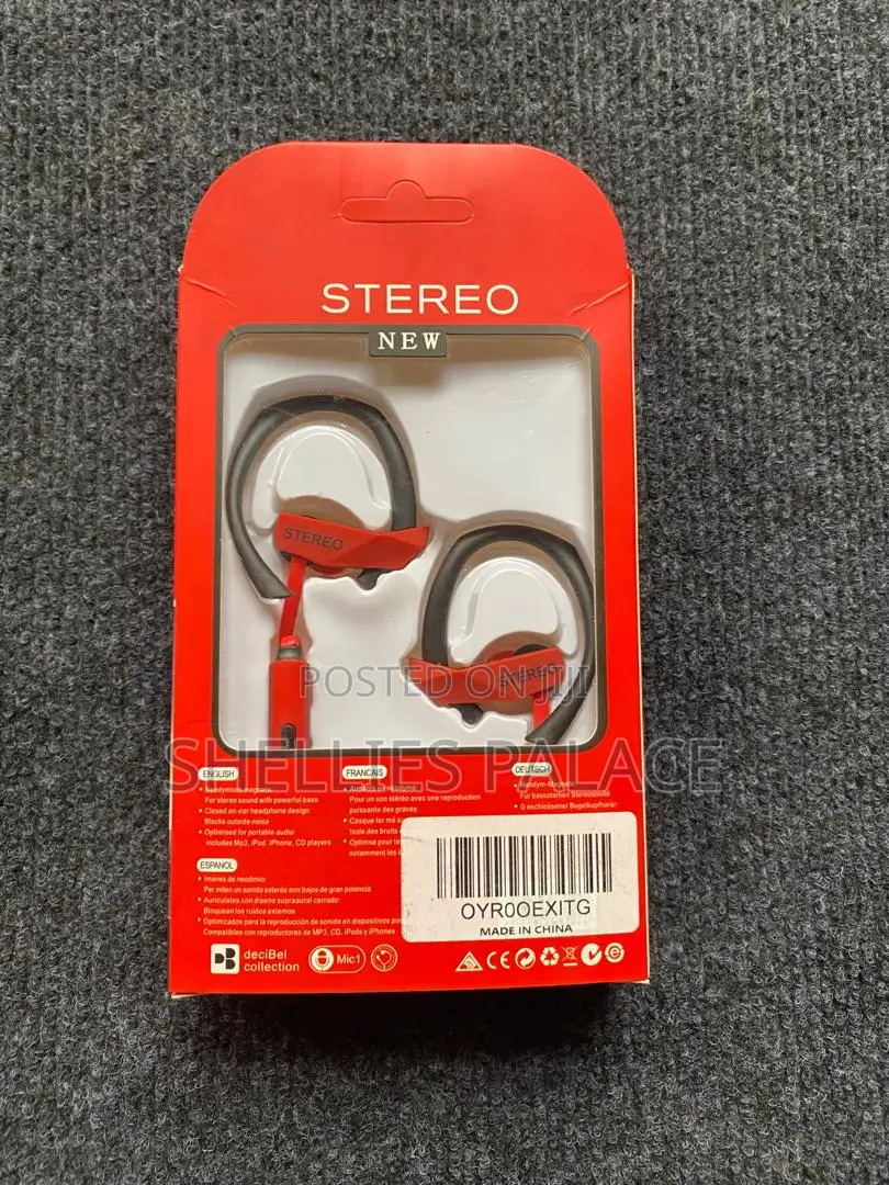 Sports Running Earphone In Ear Wired Headphone Earbuds