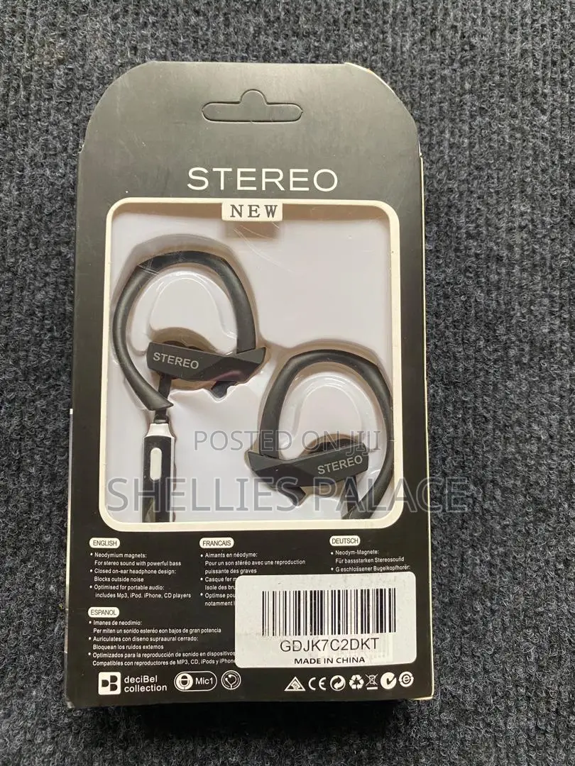 Sports Running Earphone In Ear Wired Headphone Earbuds