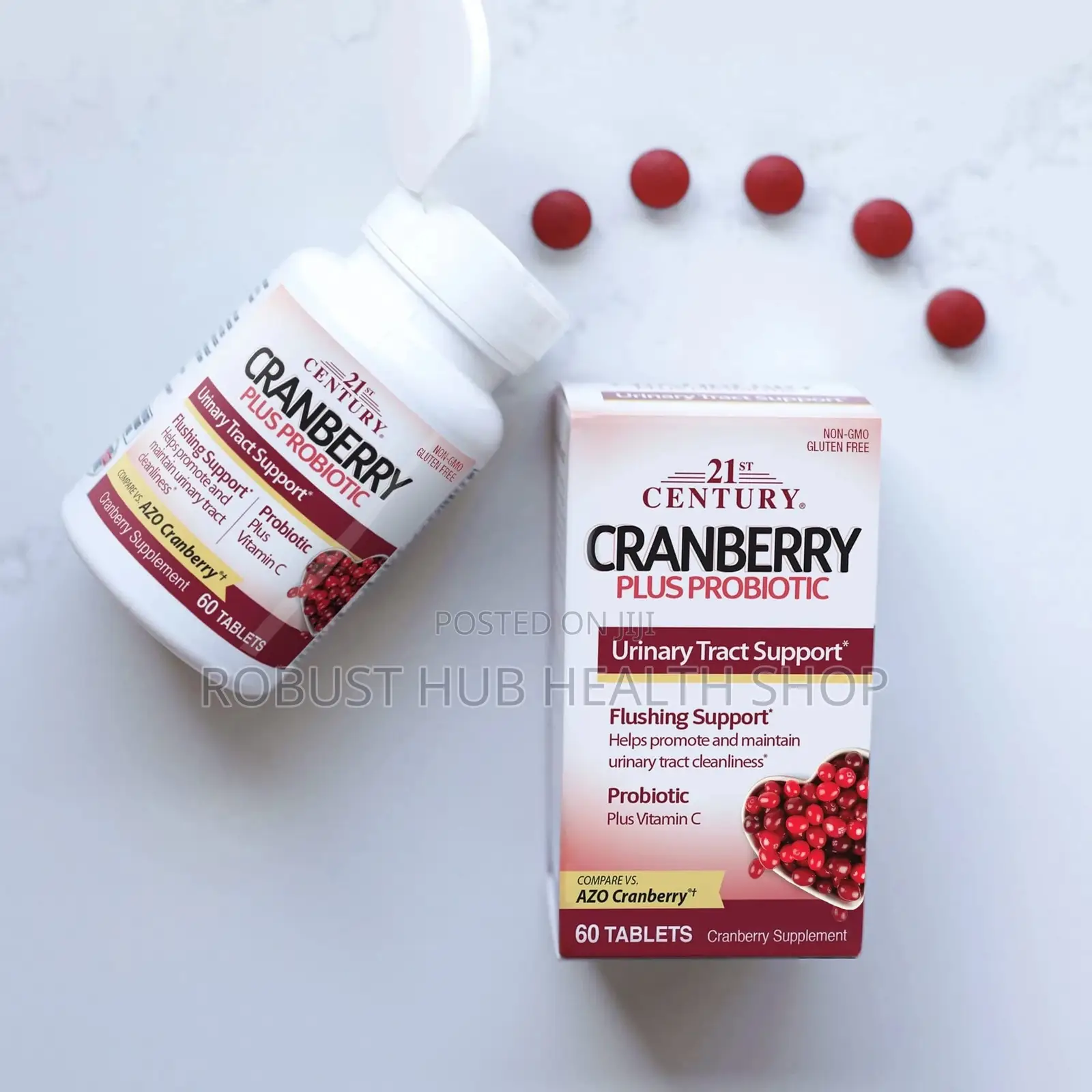 21st Century Cranberry Plus Probiotic Tablets
