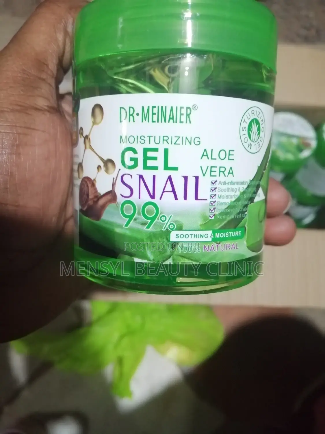 Aloe Vera and Snail Mucin Soothing for Sun Damaged