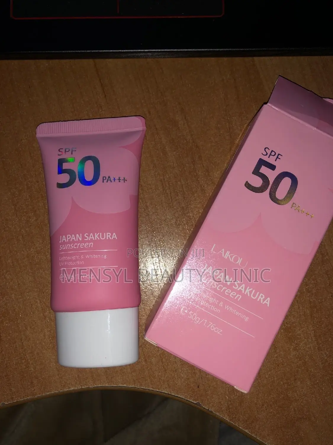 Laikou Japan Sakura Face Sunscreen Spf50 Pa+